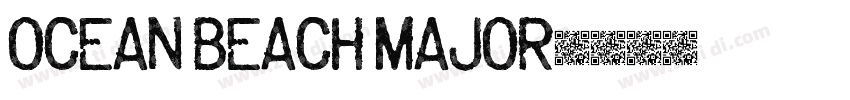 OCEAN BEACH MAJOR字体转换